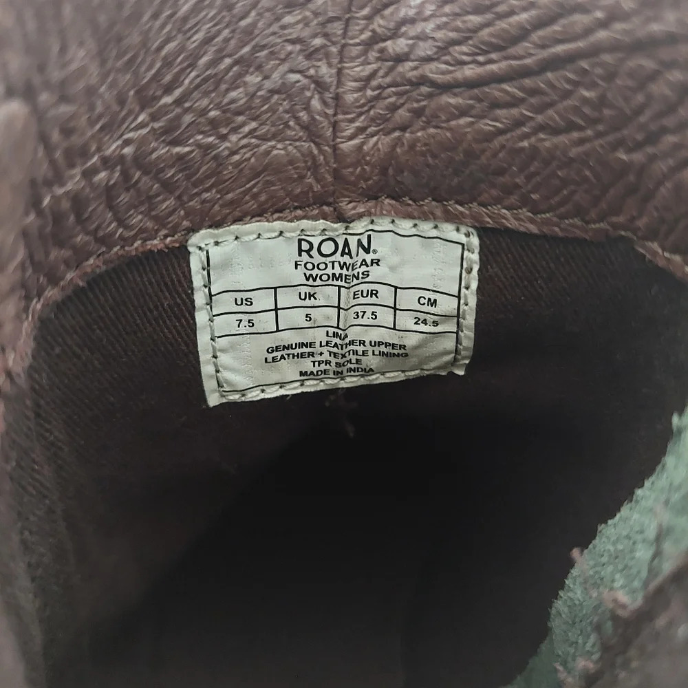 ROAN by Bedstu Lina Suede Leather‎ Ankle Booties Size 7.5 - Picture 5 of 8